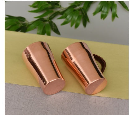 Handmade Copper Water Cup Thick Red Copper Cup Brass Cup Beer Copper Cup