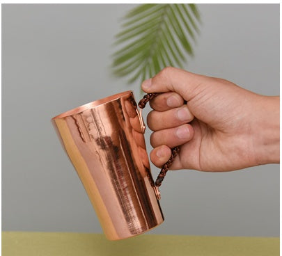 Handmade Copper Water Cup Thick Red Copper Cup Brass Cup Beer Copper Cup