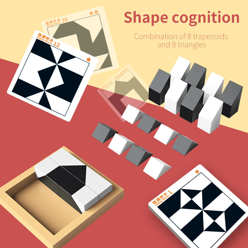 Alzheimers Activities for Seniors Puzzle Hidden Building Blocks Puzzle Toys(Free Shipping)