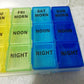 21 grid rainbow medicine pill box