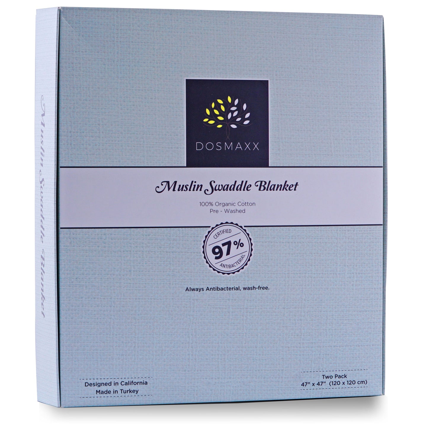 Antibacterial Muslin Swaddle Blanket